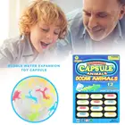 12 шт. магия расти капсулы различных надувная игрушка расширения вечерние пользу 12 разных Животные капсулы развивающие игрушки