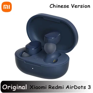 original xiaomi earphone redmi airdots 3 mi true wireless bluetooth 5 2 aptx adaptive stereo bass auto link cd level sound xiomi free global shipping