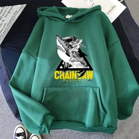 oversized mens chainsaw man shark hoodies autumn and winter warm hooded sweatshirts for girl student new stitching cute tops