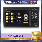 Автомагнитола Android, мультимедийный плеер с GPS, 2DIN, 32 ГБ, Bluetooth, RDS, без DVD, для Audi A4 B6, B7, S4 Seat Exeo RS4 2002-2008 Carplay FM