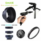 УФ-фильтр, 3-ступенчатая Крышка для объектива, мини-штатив, ручная работа, для видеокамеры Panasonic HC V750, V760, V770, V777, VX870, WX970, W850, W850M