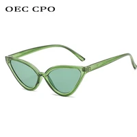 oec cpo fashion women cat eye sunglasses brand designer vintage sun glasses female trendy eyeglasses gafas de sol uv400 e670