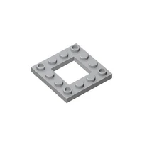 guduola plate 4x4 with 2x2 open center 64799 moc building block assembly diy educational brick parts 20pcslot
