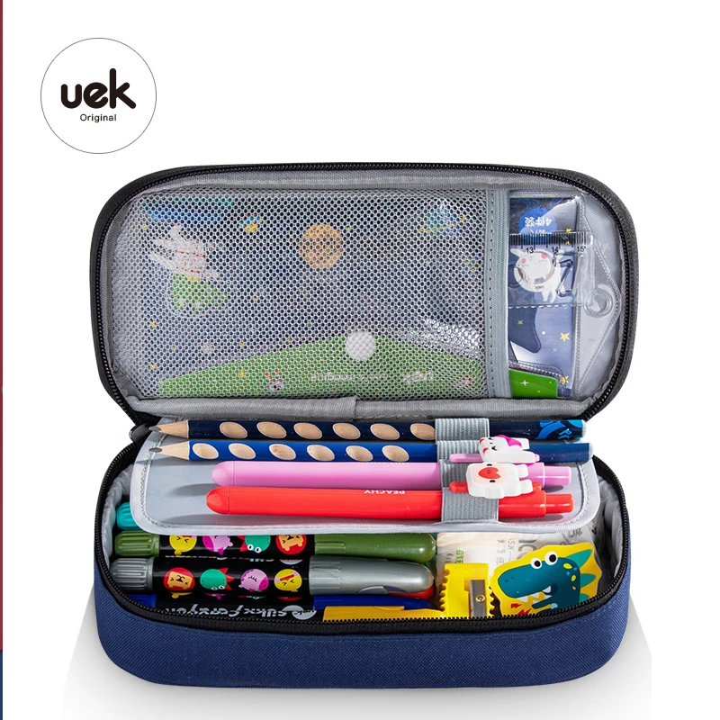 Чехол для карандашей Uek в британском стиле Большой Вместительный чехол из ткани