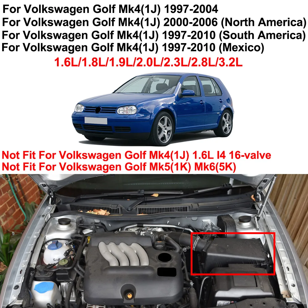 Воздушный фильтр для Volkswagen Golf Mk4 IV 1J 1997 1998 1999 2000 2001 2002 2003 2004 2005 2007 2008 2009 2010 модель