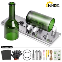 10 pieces glass bottle cutting machine diy machine cutting wine beer whiskey alcohol champagne craft gloves glasses accessories