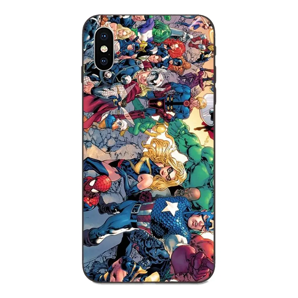 Аниме Манга Карикатура Комикс Коллаж TPU Пользовательский телефон для Apple iPhone 4 4S 5 5S SE 6 6S 7 8 Plus X XS Max XR.