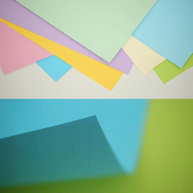 Цветной утолщенный картонный матовый внешний реквизит для фотостудии 78x54 см