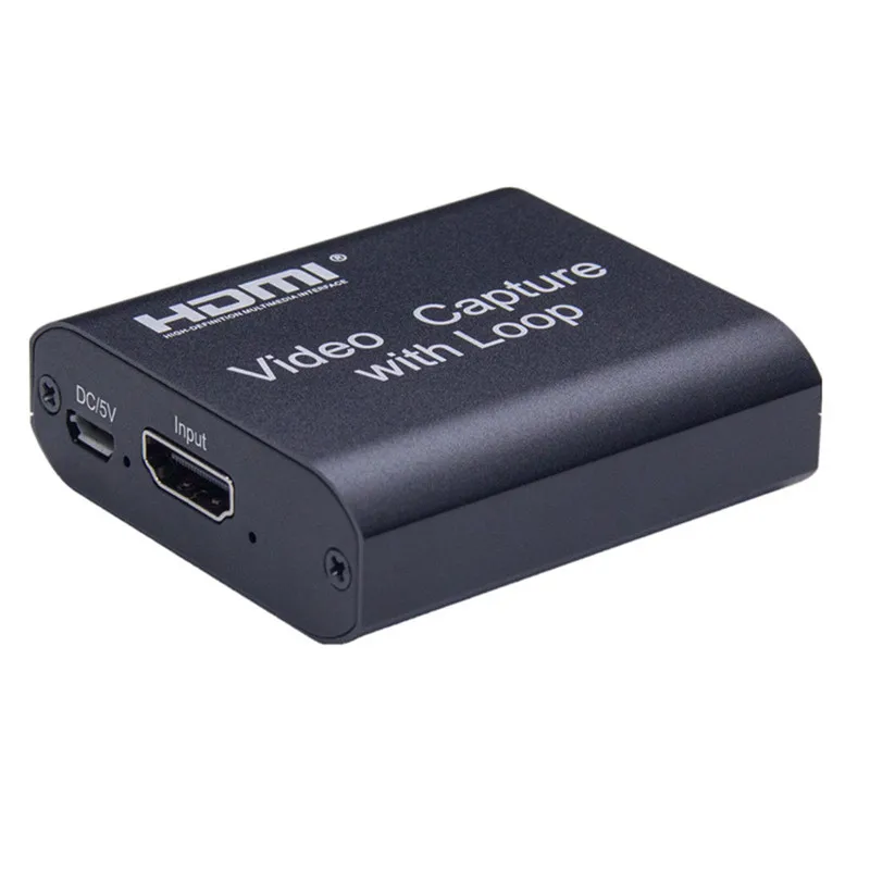 Новое поступление видеокарта Mini Capture Video HDMI HD видеозахват для PS4 игр DVD камера