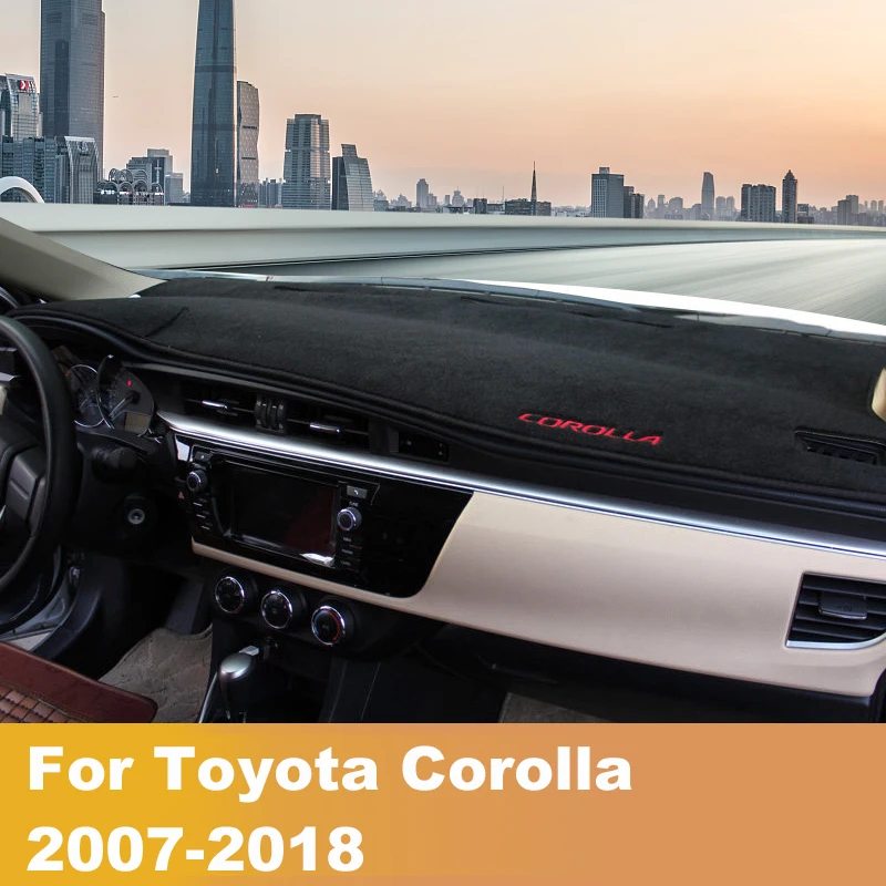 Коврик для защиты приборной панели от светильник Накладка коврики LHD Toyota Corolla E150