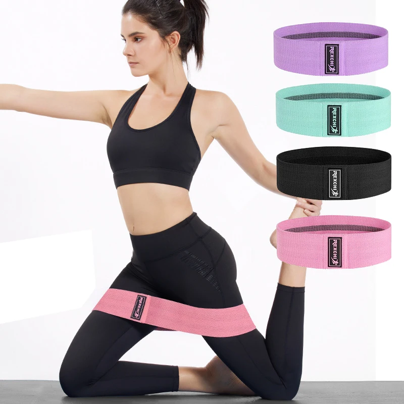 

Yoga Accessories Adjustable Squat Fitness Elastic Band Knitted Yoga Resistance Band Home Body Shaping Training Tension Band