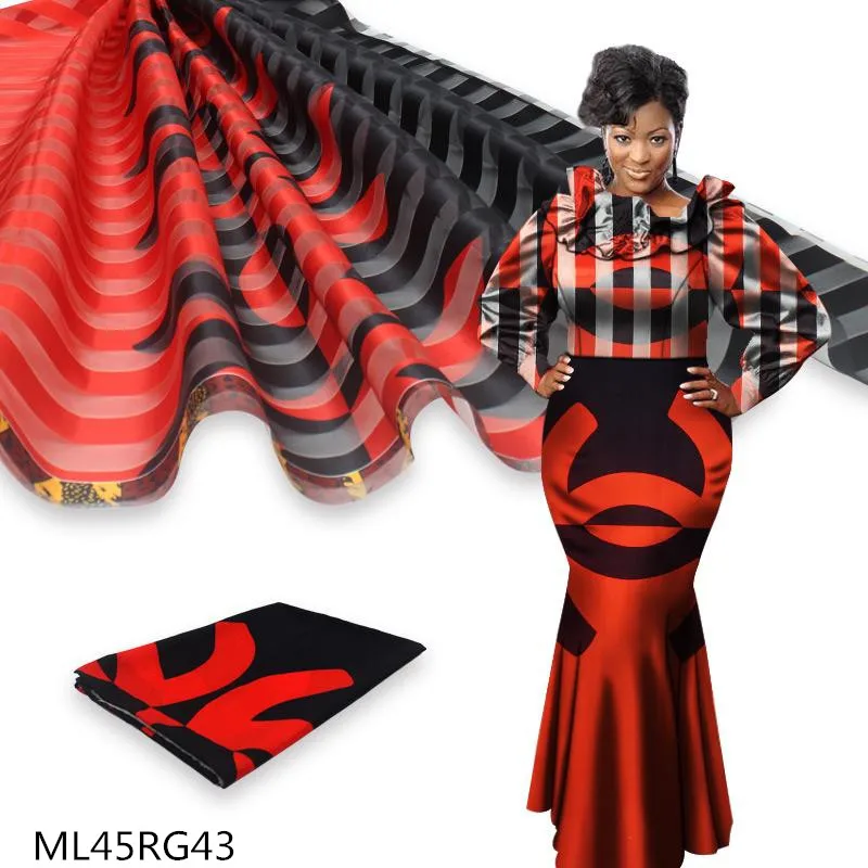 

LIULANZHI африканские принты, лента из органзы, ткани 4 ярда и 2 ярда, атласная шелковая вощеная ткань из Анкары, стиль женской ткани