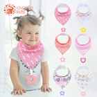 Комплект из 2 предметов, Детские Бандана слюни нагрудники унисекс для прорезывания зубов и слюни супер мягкие впитывающие хлопковые нагрудники для режущихся зубов, комплект для мальчиков и девочек