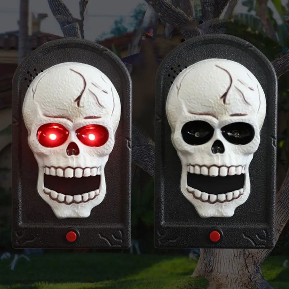 Witch Light Halloween Doorbell Props Scary Sound Decoration Spooky Holiday | Обустройство дома