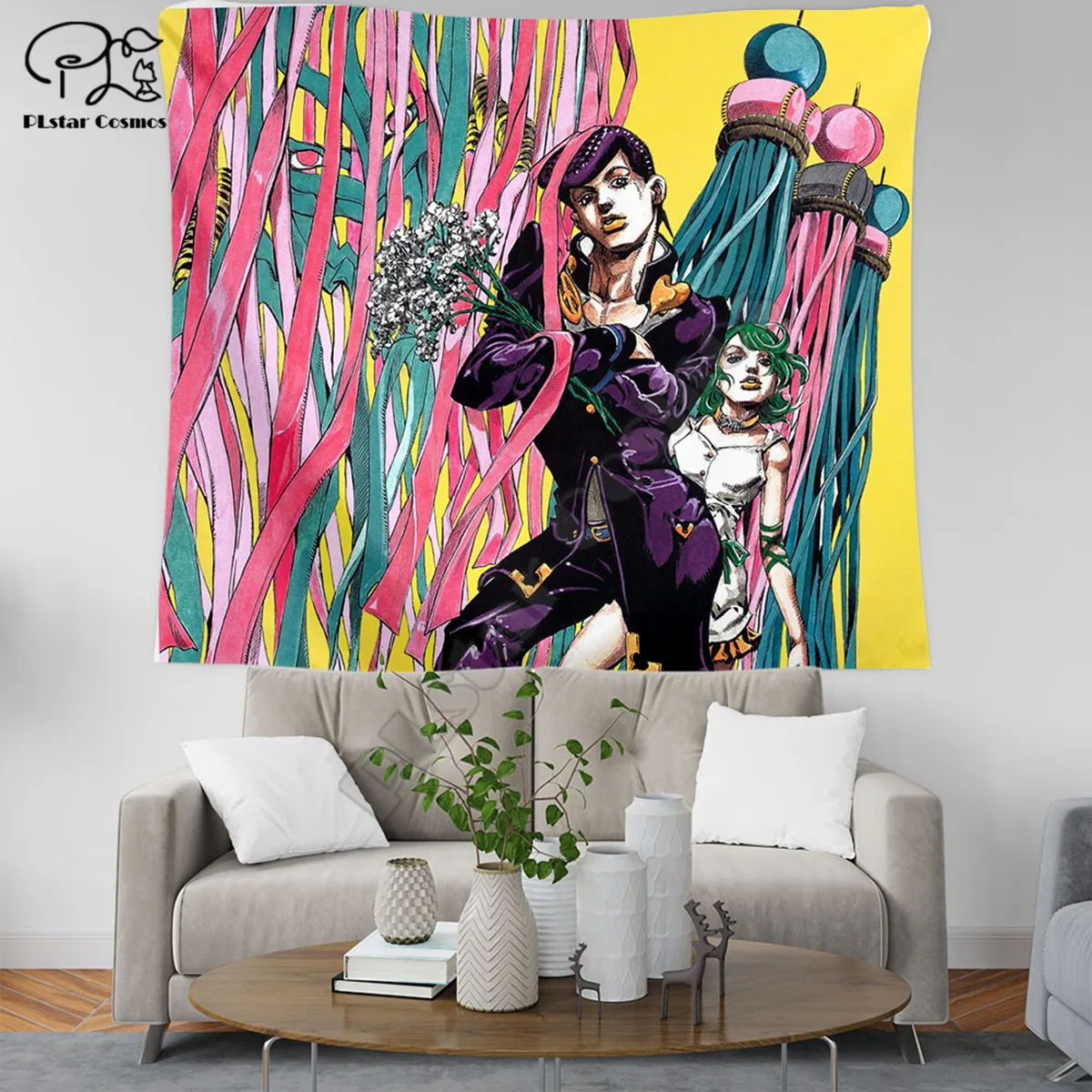 Одеяло с аниме невероятными приключениями Джоджо гобелен 3D принтом