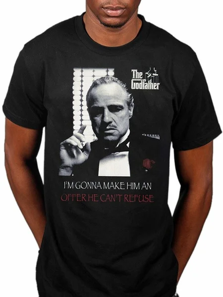 

Godfather Going Make You An Offer Marlon Brando Mafia Men's Fashion T-shirt