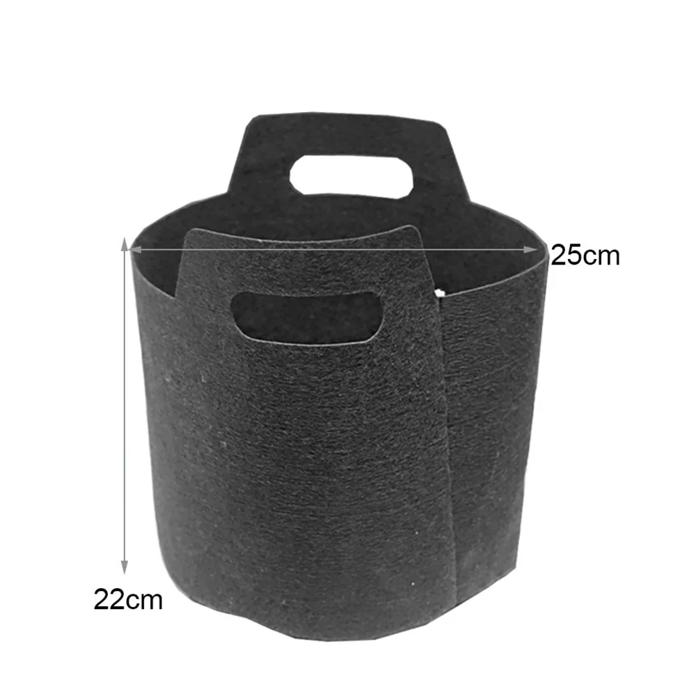 

2PCS Black Plant Grow Bags Home Garden Potato Pots Vegetable Growing Bags Container Home Garden Tool 3 Gallon