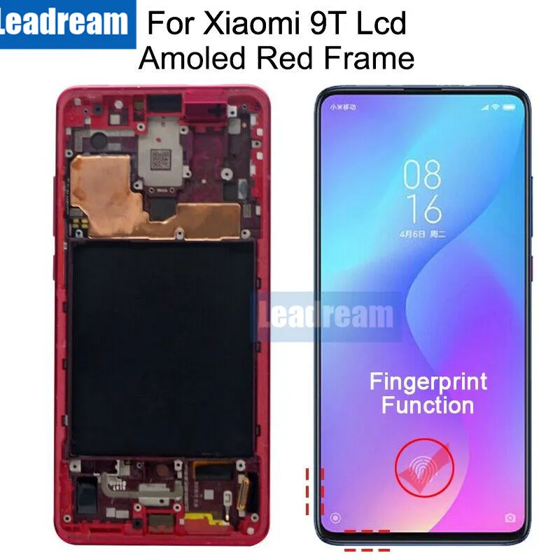 ЖК-дисплей Super Amoled для Xiaomi Mi 9T MI9T Pro с сенсорным экраном и дигитайзером в сборе Redmi