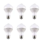 Лампа с пассивным ИК датчиком движения E27, светодиодная лампа 220 В, 110 В, 12 Вт, 18 Вт, B22, светодиодсветильник Автоматическая умная инфракрасная лампа с датсветильник ком движения s