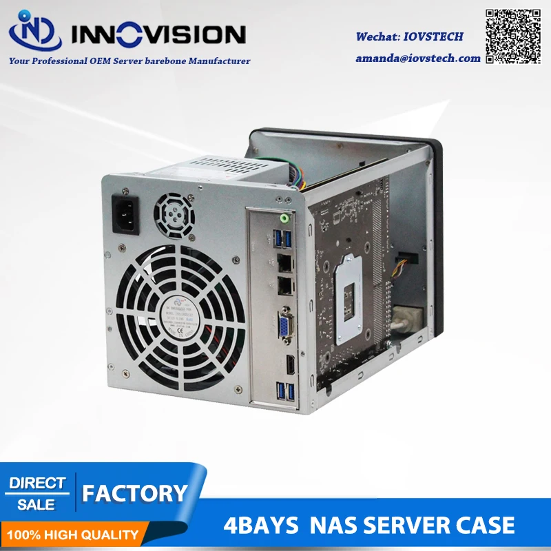 Сервер NAS barebones с двойным сетевым портом J1900 материнская плата память питания и SSD