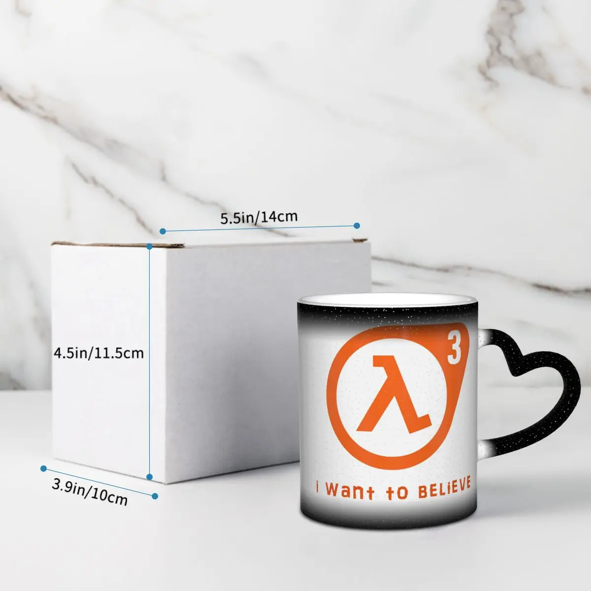 Я хочу верить кружка дешевая кавайная керамическая меняющие цвет чашки | Дом и