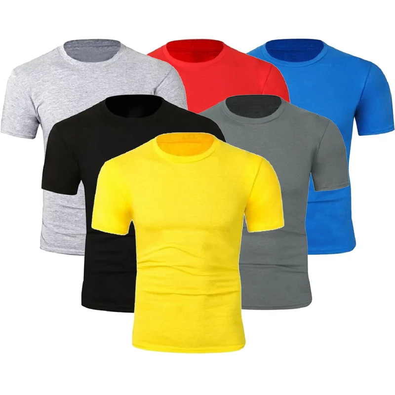 

2021 Brand Clothing 16 colors Tees Men Fitness T-shirts Mens O neck Man T-shirt For Male Tshirts XS-3XL Euro Size Top&Tee