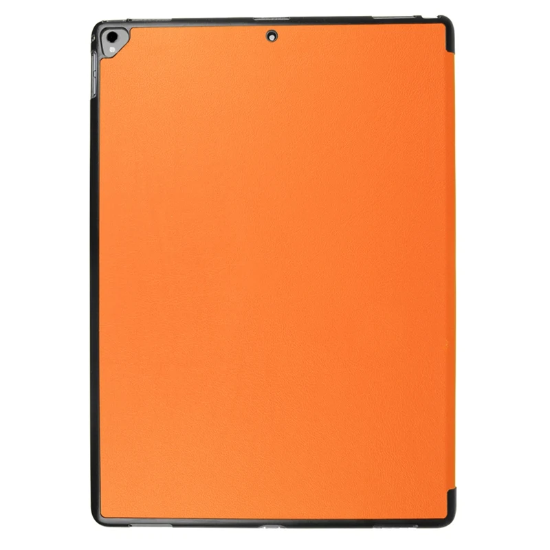 Для iPad Pro 12,9 / чехол-карандаш, Tri-складной роскошный Тонкий Магнитный чехол из искусственной кожи для планшета с откидной крышкой - Цвет: Оранжевый