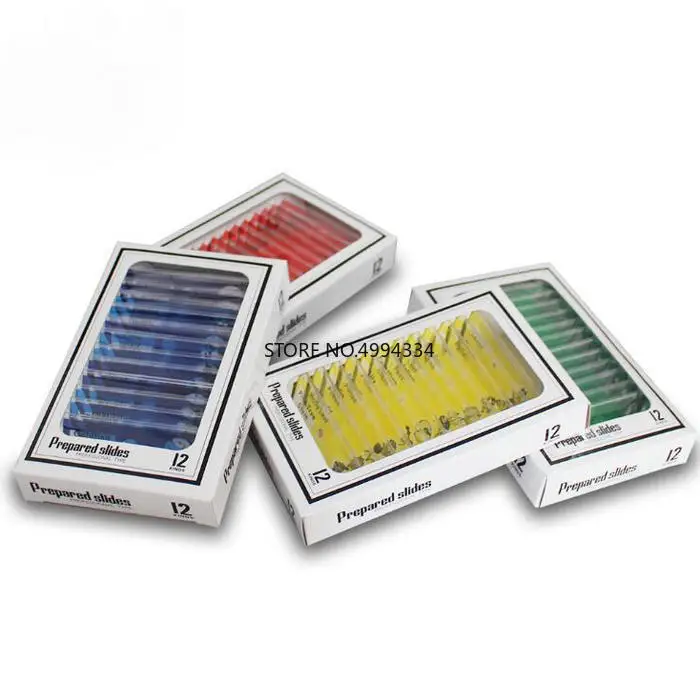 Бесплатная доставка 4 коробки/упаковка/партия пластиковые слайды для микроскопа