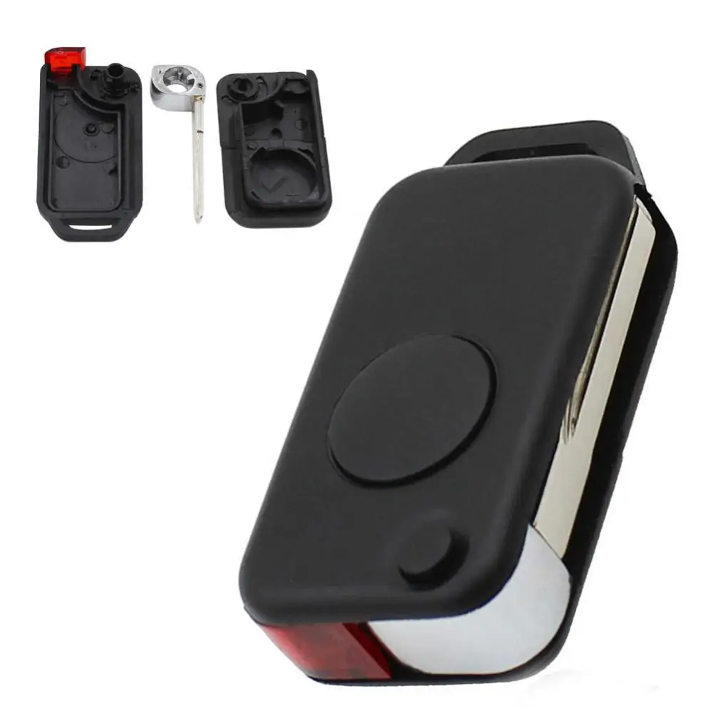 

Replacement Flip 1 Button Remote Key Shell Case Fob For Benz Mercedes 1984-2004 mercedes