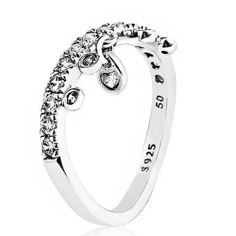 

2020 New Fashion Sterling Silver 925 Female Pan Ring Retro Style Simple Women Wedding Engagement Band Ring Love