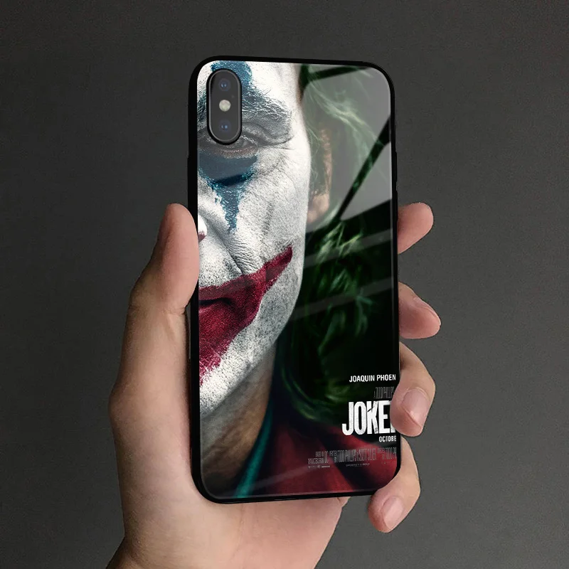 Пленка Joker Joaquin Phoenix мягкий силиконовый стеклянный чехол для телефона apple iPhone 6 6s 7 8 Plus X XR XS 11 PRO MAX - Цвет: iD 73