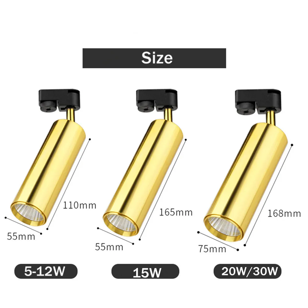 Светодиодный Трековый светильник [DBF] с регулируемой яркостью 5 Вт 7 10 12 15 20