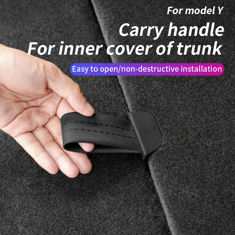

Ручка багажника для модели tesla, y, крышка багажника, открывающаяся и закрывающаяся ручка, ремешок, аксессуары для интерьера автомобиля