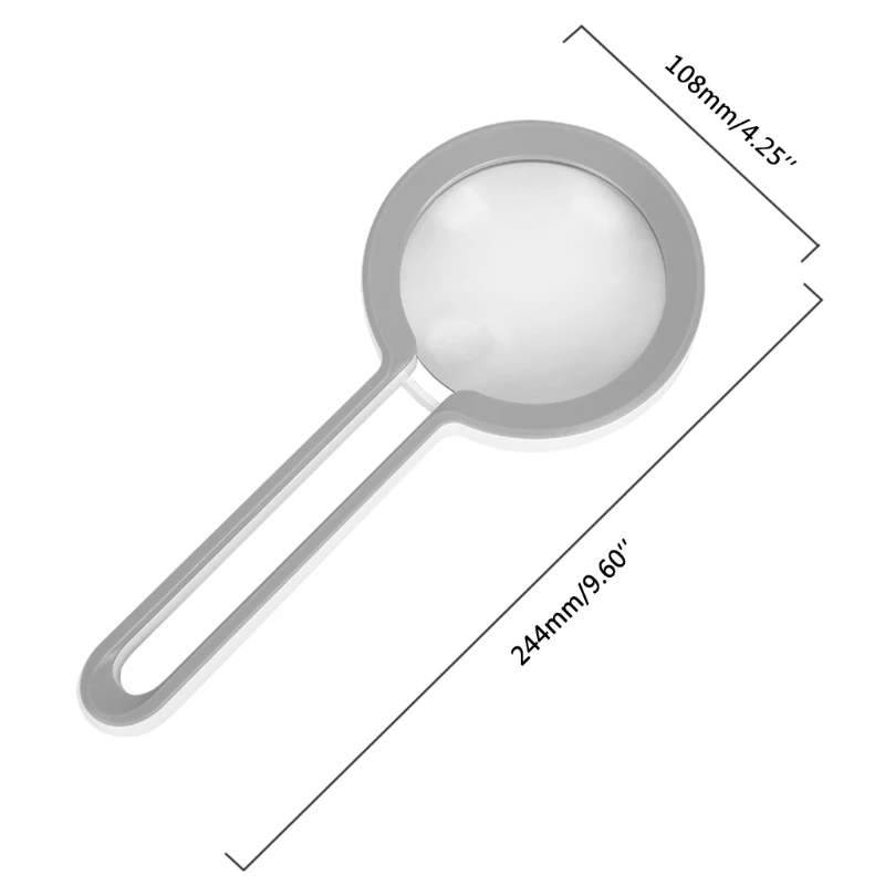 Ручное увеличительное стекло с увеличительной панелью большой зоной обзора