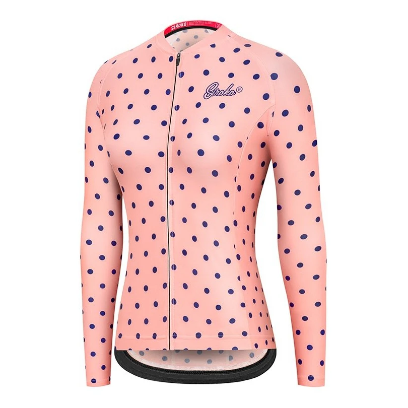 

SIRIKO Women's Cycling Jersey Long Sleeve MTB Mountain Bike Clothes Dry and Comfortable macaquinho ciclismo feminino ropa mujer