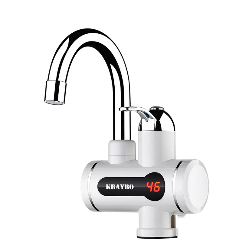 

3000W Kitchen Faucet Instant Water Water Tankless Water Heater Tap Heaters Faucet 3 Seconds Instantaneous Heating