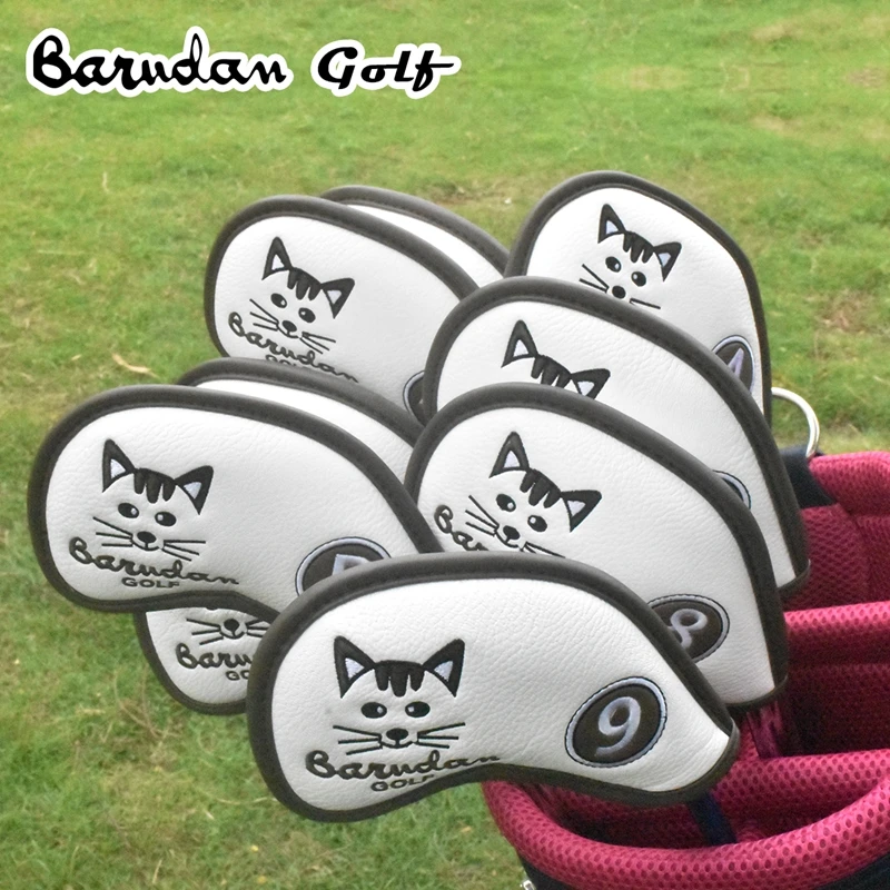 Клюшка для гольфа железная крышка головные уборы вырезанная кошка головка