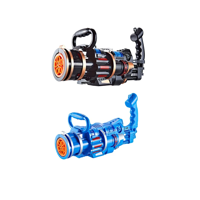 

Blower Hand-Held Bubble Machine Portable Bubble Dynamic Sound Gun For Kids Party Favor Wedding Five Holes Produce Bubbles