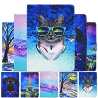 for lenovo tab m10 fhd plus 10 3 inch case tb x606f tb x606x cartoon cat thin leather cover for lenovo tab m10 plus cover cases