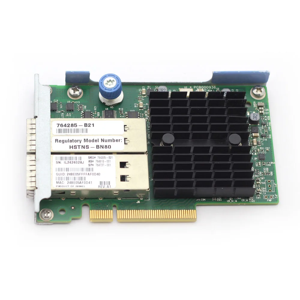 Зарядное устройство с двумя портами 10 Gigabit Оптическое волокно сетевая карта для HP