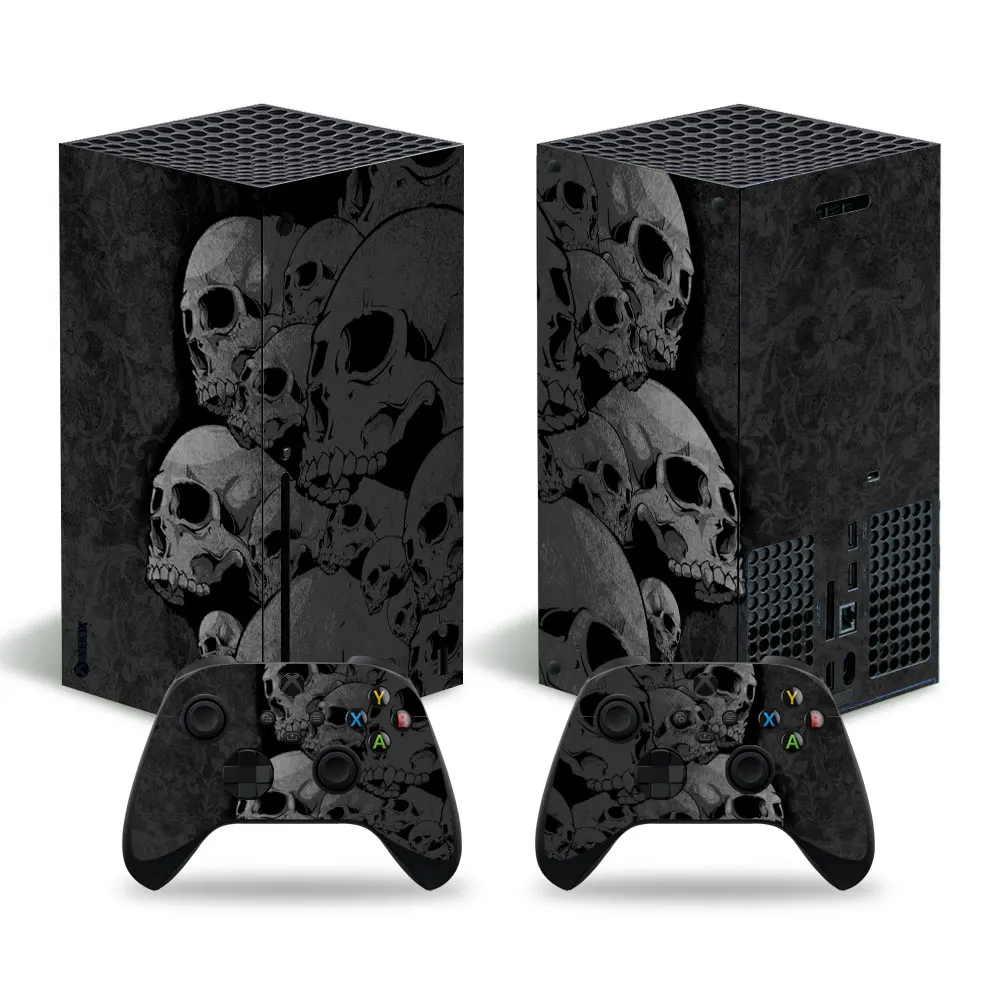 Кожа Стикеры наклейка чехол для Xbox серии X Slim консоли и 2 контроллера кожи