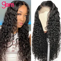 water wave lace front wigs for women human hair 30 inch brazilian hair 13x4 lace front wigs 4x4 closure water wave closure wigs
