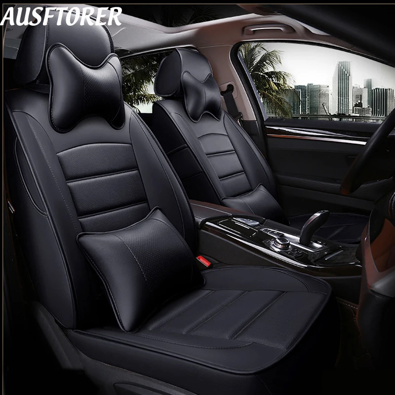 AUSFTORER обычай кожаное автомобильное сиденье для Dodge Challenger srt набор автомобильных