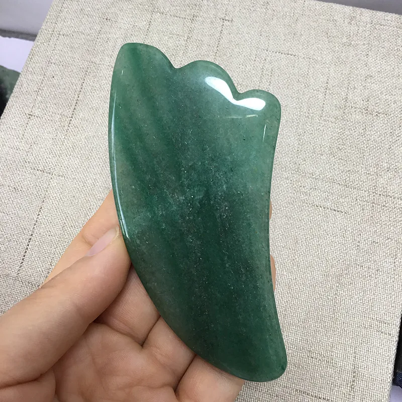 Массажер для массажа тела с зеленым авантюрином массажер