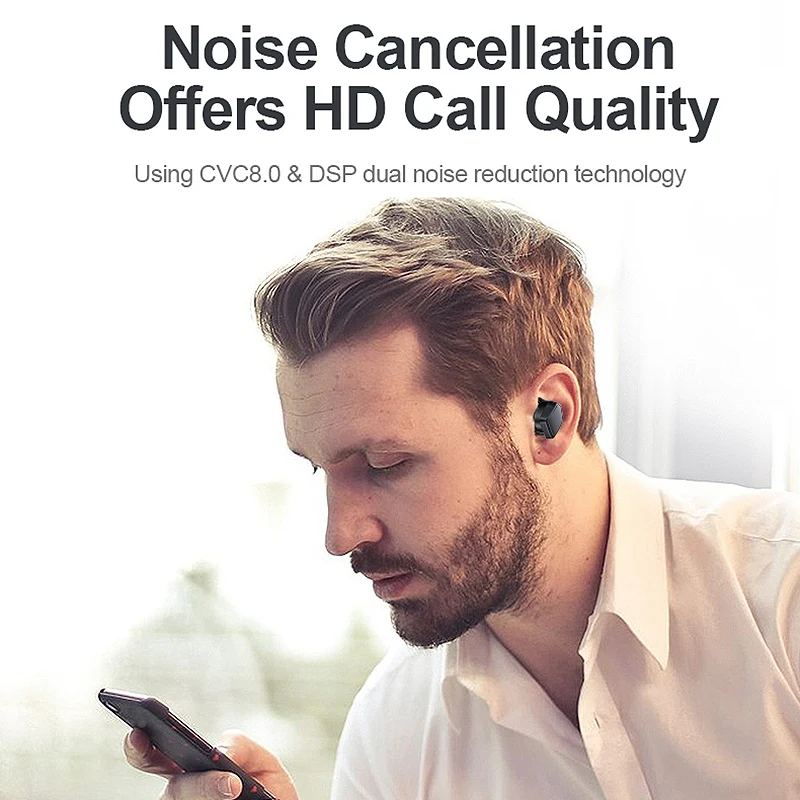 

Wireless Earbuds TWS Wireless Earbuds Bluetooth Headphones with Microphone Bluetooth Earbuds