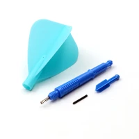cuesoul ak6 dart shaft with ak4 blue dart flight kite shape 15mm18 8mm24 8mm 29 5mm33 3mm