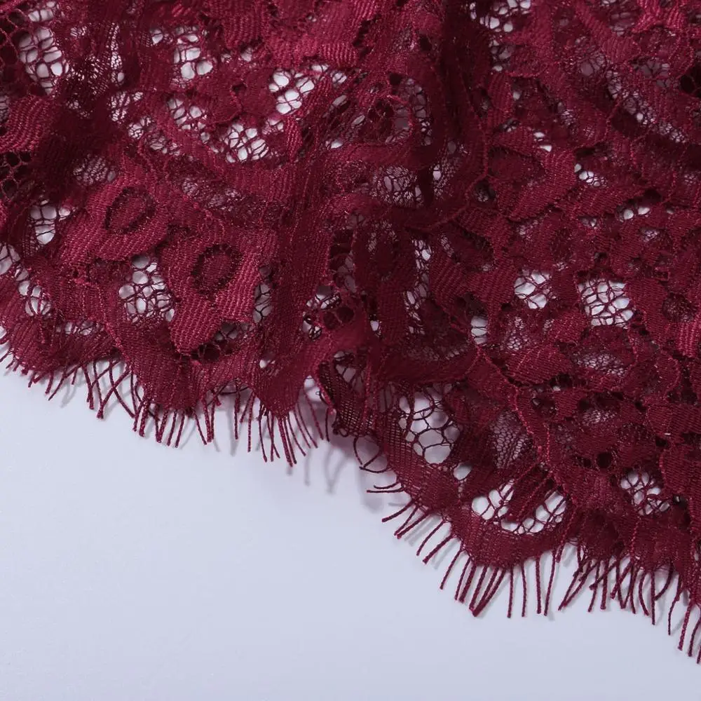 

Sexy Lace Women Sleepwear Solid Color Nightwear Long Sleeve Cardigan Nightrobe With Belt Lingerie Set Koszula Nocna 2020 New YE