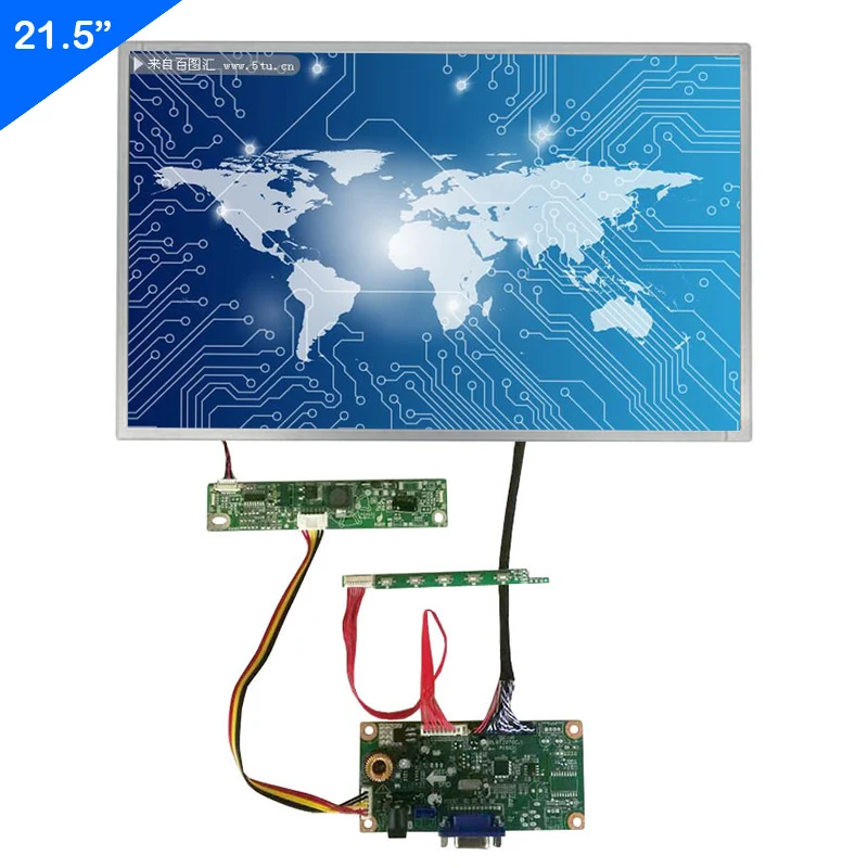 Goede 21.5 Inch Met Control Board Vga Input T215HVN01.1 Lvds 30Pins 1920*1080 Lcd Led Screen Monitor Panel