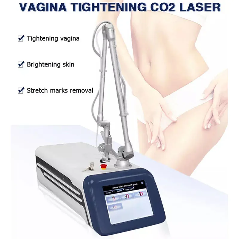 

Factory sells a portable model of the best skin stretch marks removal 10600nm 4D co2 fractional laser vaginal tightening machine