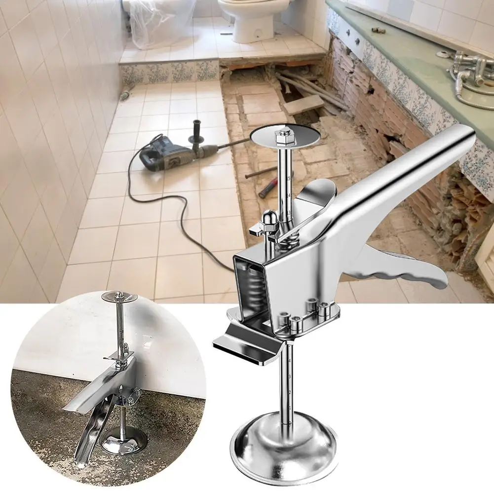 Viking Arms Construction Tool Tile Height Regulator Labor-Saving Stainless Steel Adjuster Locator Leveling System Lifter Jack